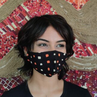Stay Safe Bandhani Double Color Mask